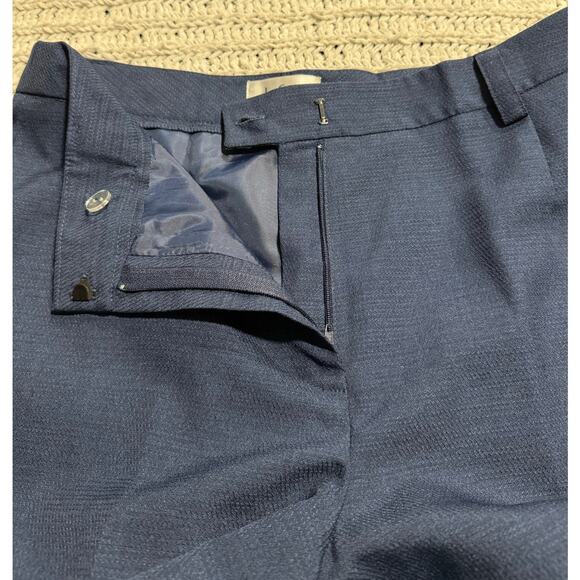 Le Suit Dress Pants Trousers Pleated Womens Sz 8 Blue Fully Lined - Picture 7 of 12